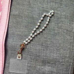 Elegant Pearl Beaded Kate spade phone wristlet